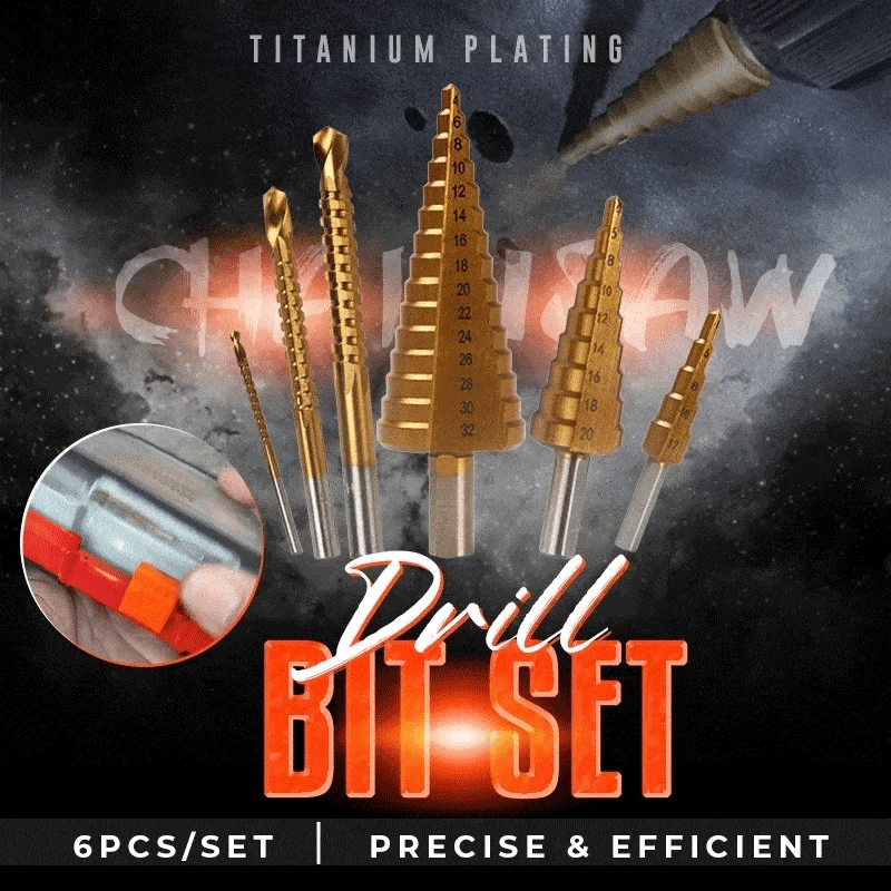 DrillPro™ Titanium Plating Drill Bit Set (6pcs）