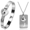 Love Lock Bracelet + Necklace