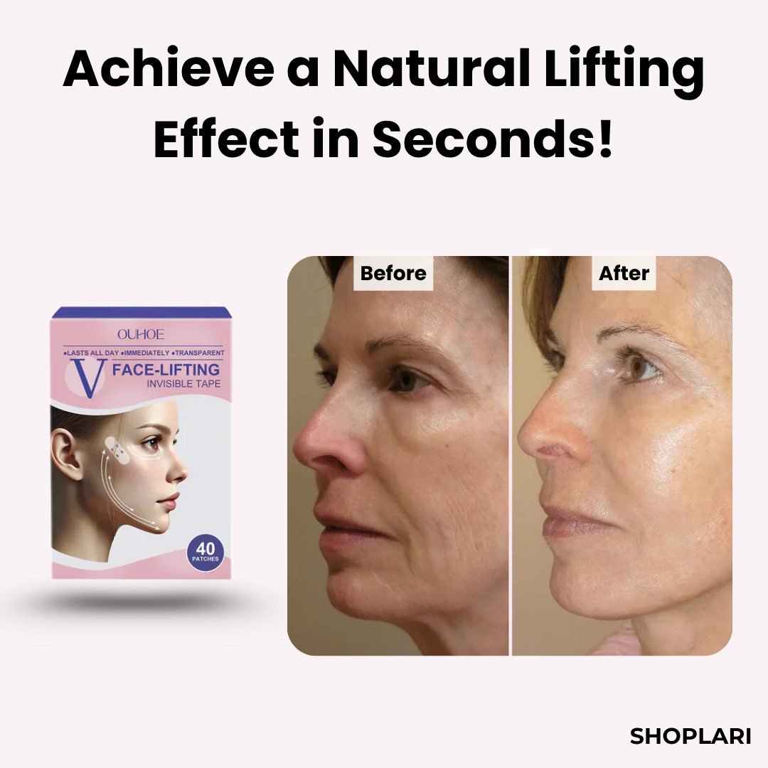 Last Day 50% OFF🔥 |  GlowLift™ Invisible Face Lift Tape (40 pcs)
