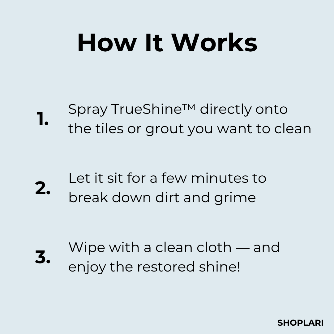 Last Day 50% OFF | TrueShine™ Tile & Grout Cleaner