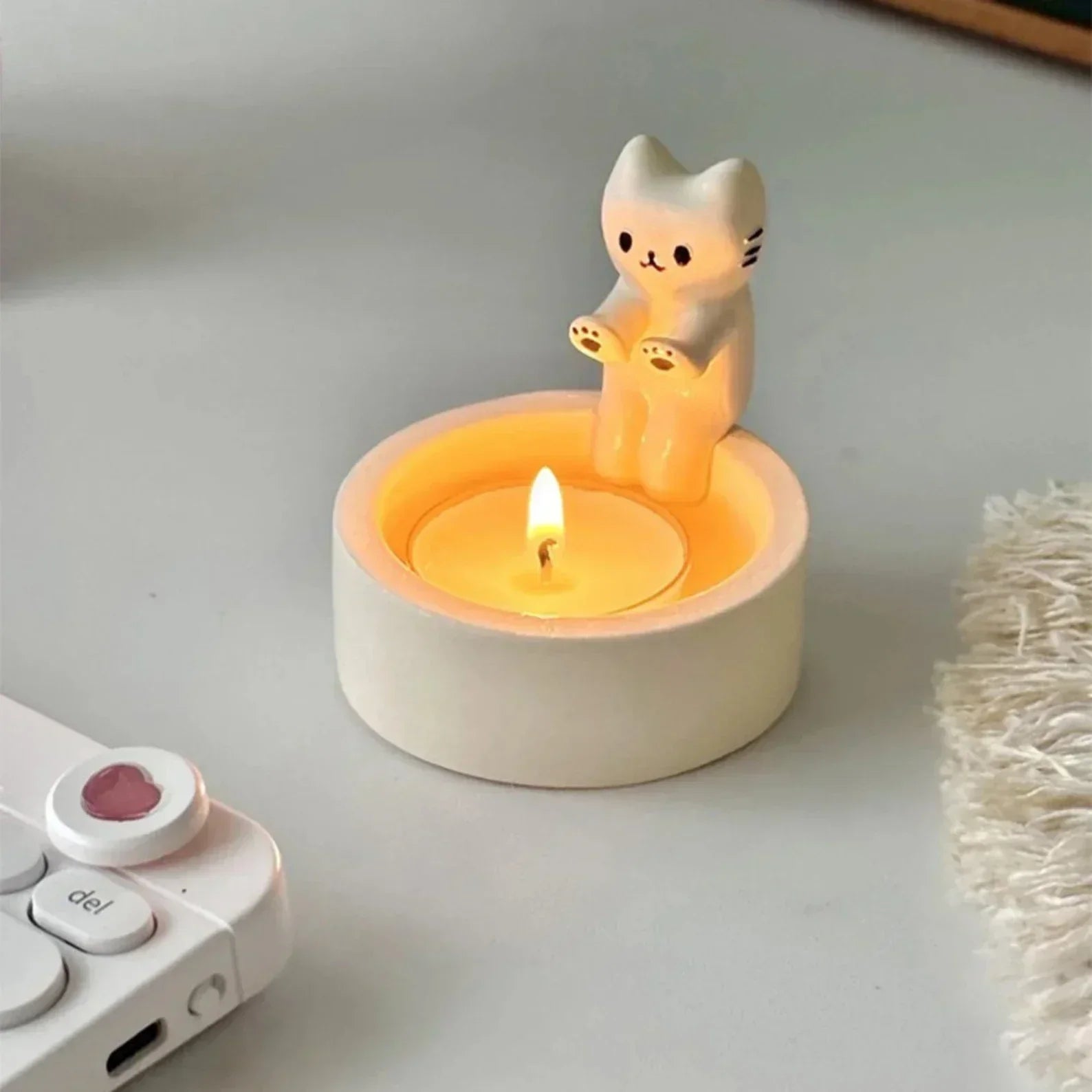 CatGlow™ Cat Candle Holder