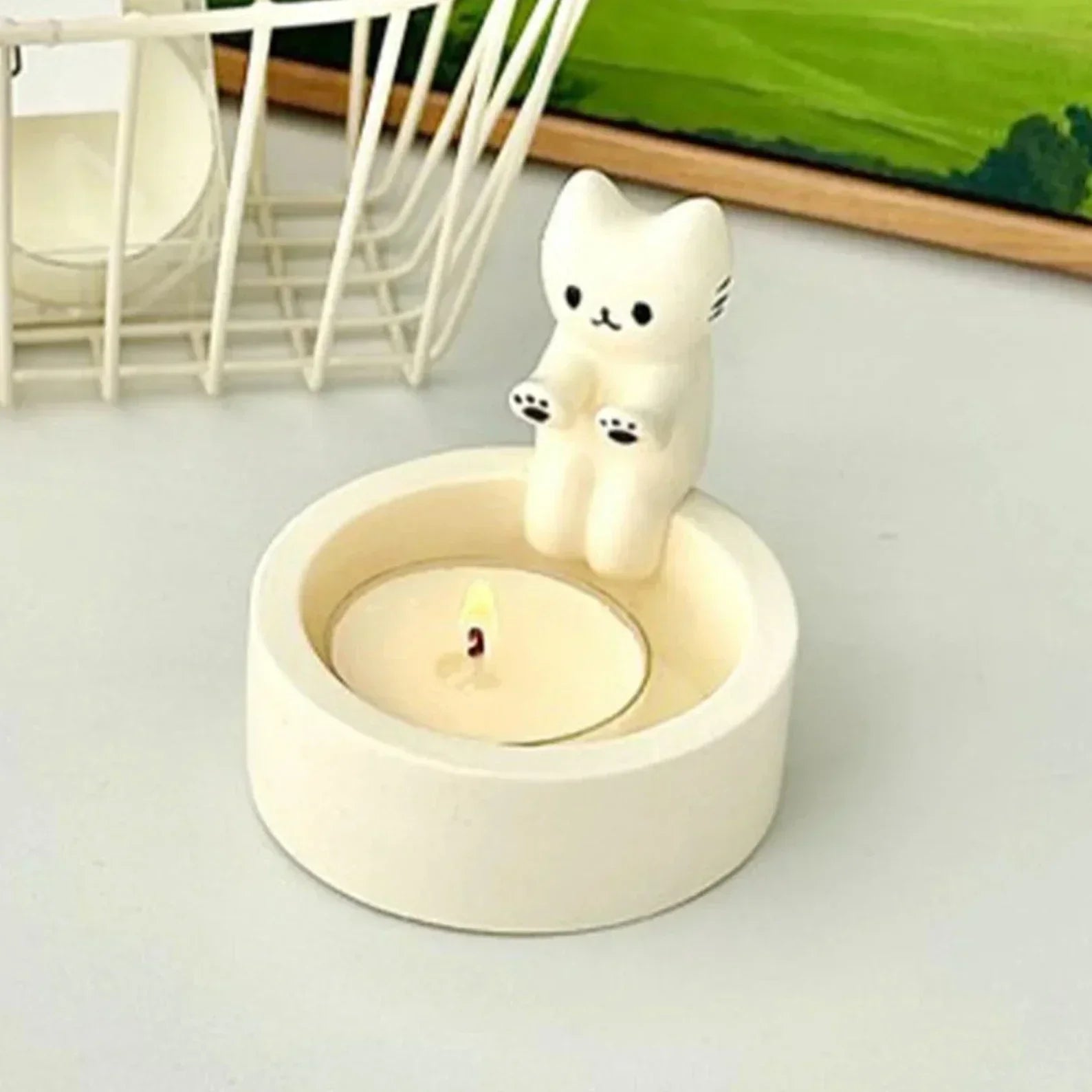 CatGlow™ Cat Candle Holder