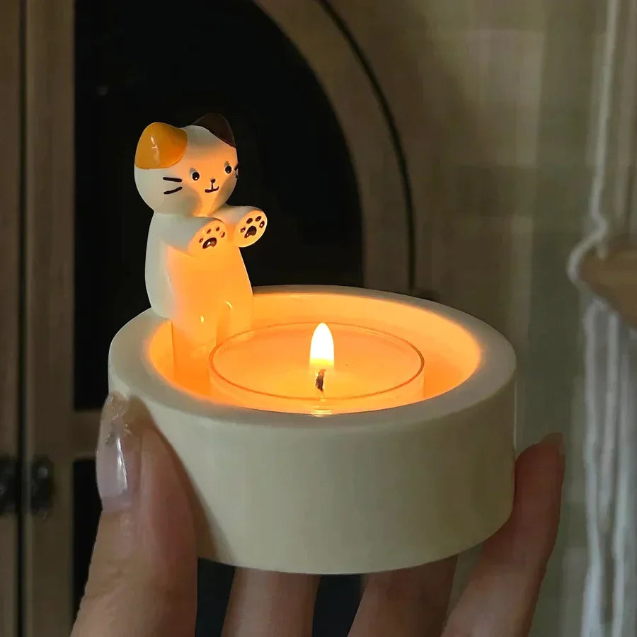 CatGlow™ Cat Candle Holder