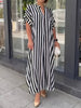 Rosa™ Elegant Striped Long Dress