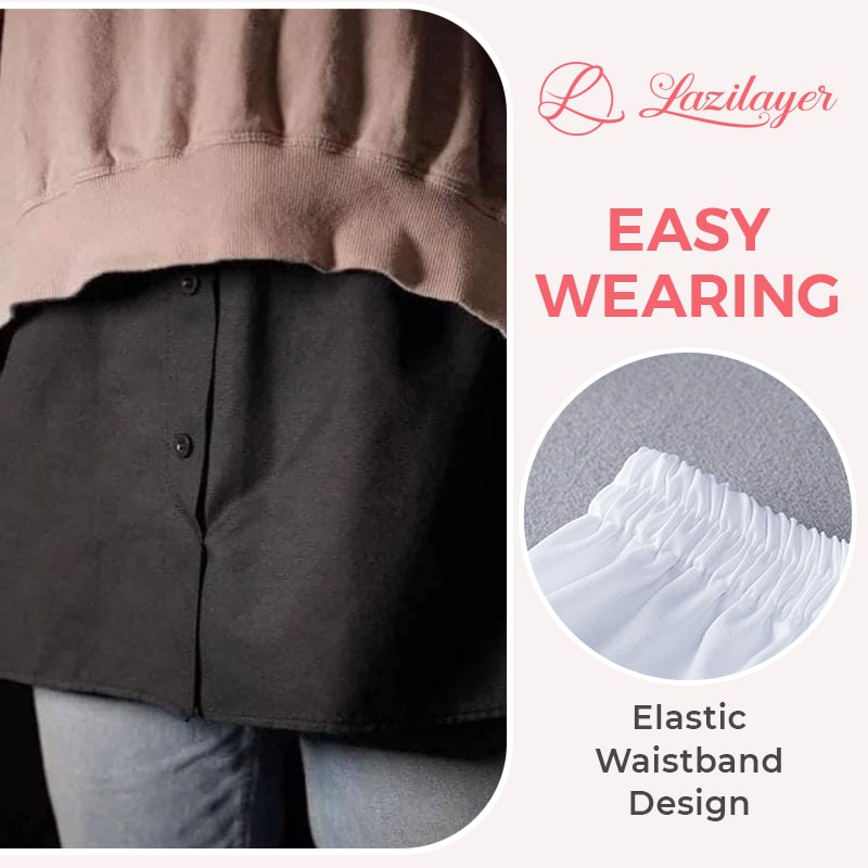 Last Day 50% OFF🔥 I LaziLayer™ Woman Layering Shirt Extender