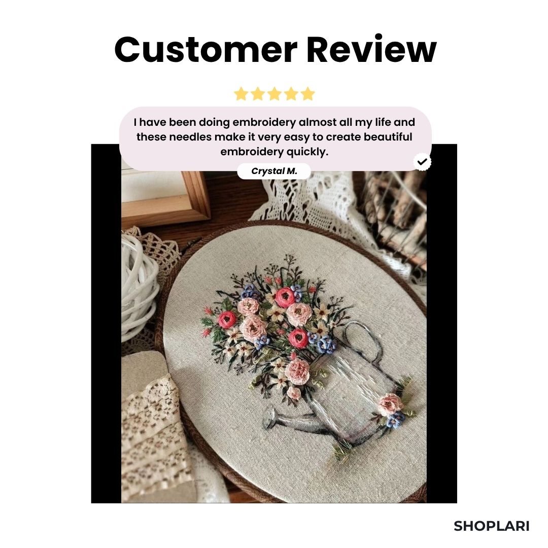 Last Day 50% OFF | EasyStitch™ Embroidery Needle Set