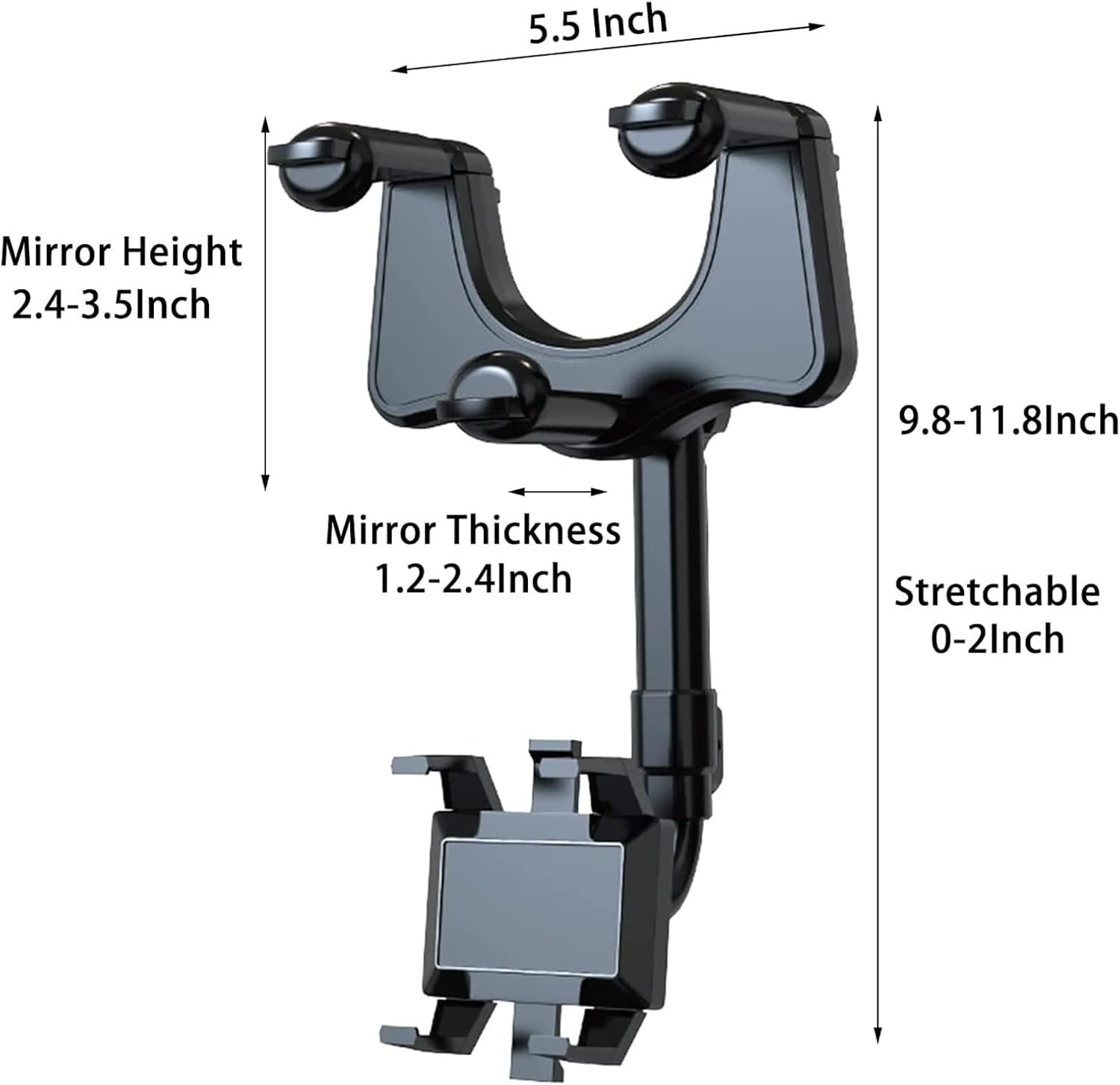 ViewSnap™ Car Phone Holder