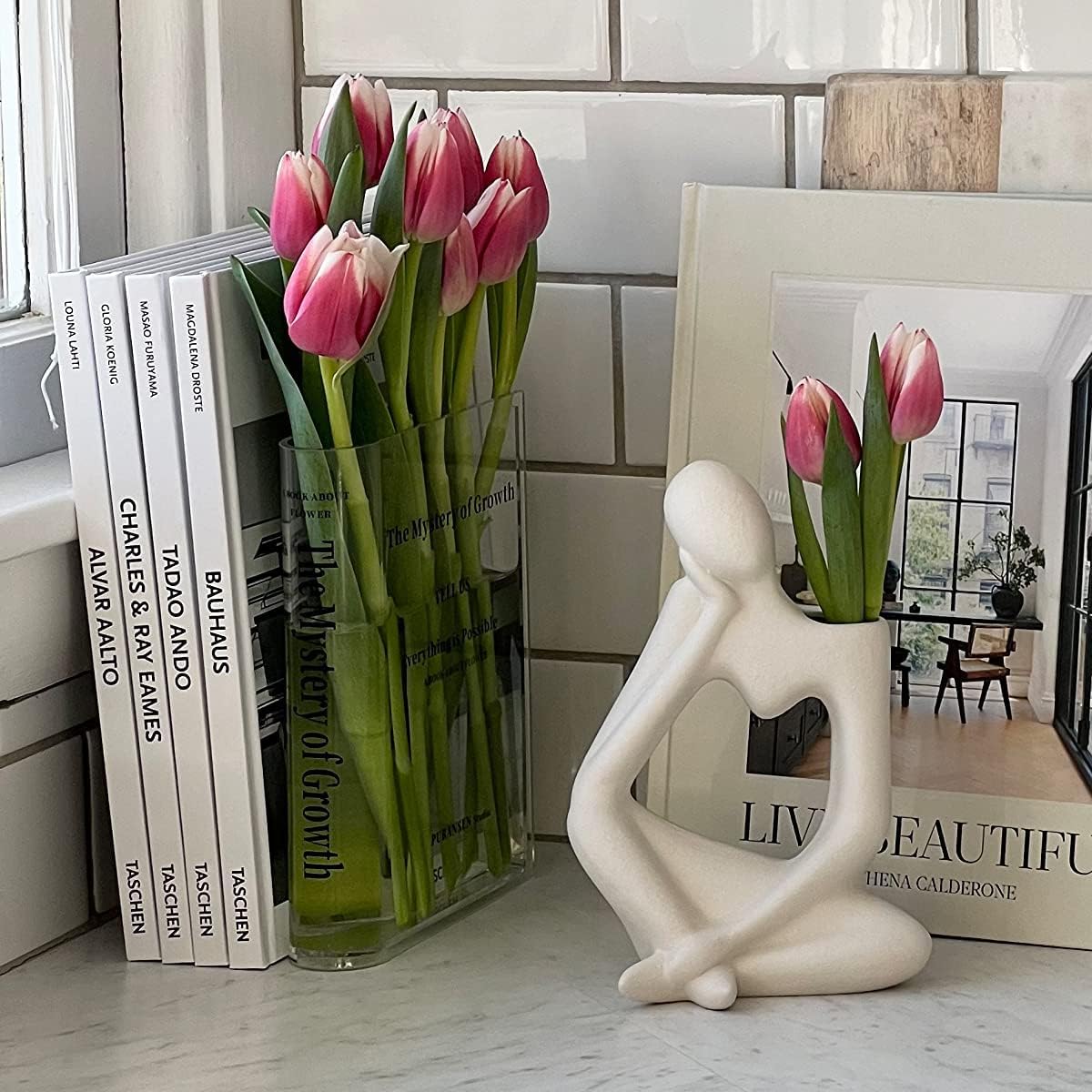 Last Day 1+1 FREE🔥 I  BookBloom™ Book Shape Acrylic Vase