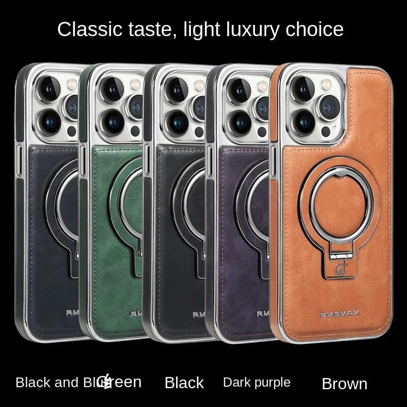 LeatherLux™ Luxury Leather iPhone Case
