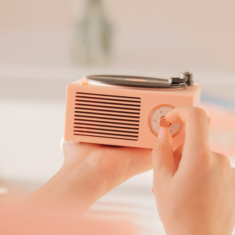 Retro Vinly Record Player Style Bluetooth Speaker