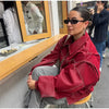 Last Day 50% OFF🔥 I Sierra™ Red Leather Jacket