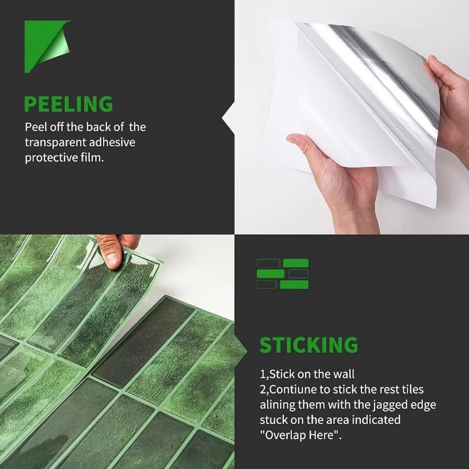 StickStyle™ Peel & Stick Tiles