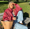 Last Day 50% OFF🔥 I Sierra™ Red Leather Jacket