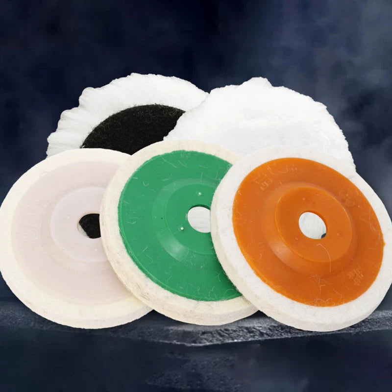 ShineCraft™ Wool Polishing Wheel Disc