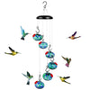 ChimeBloom™ Charming Wind Chimes Hummingbird Feeder