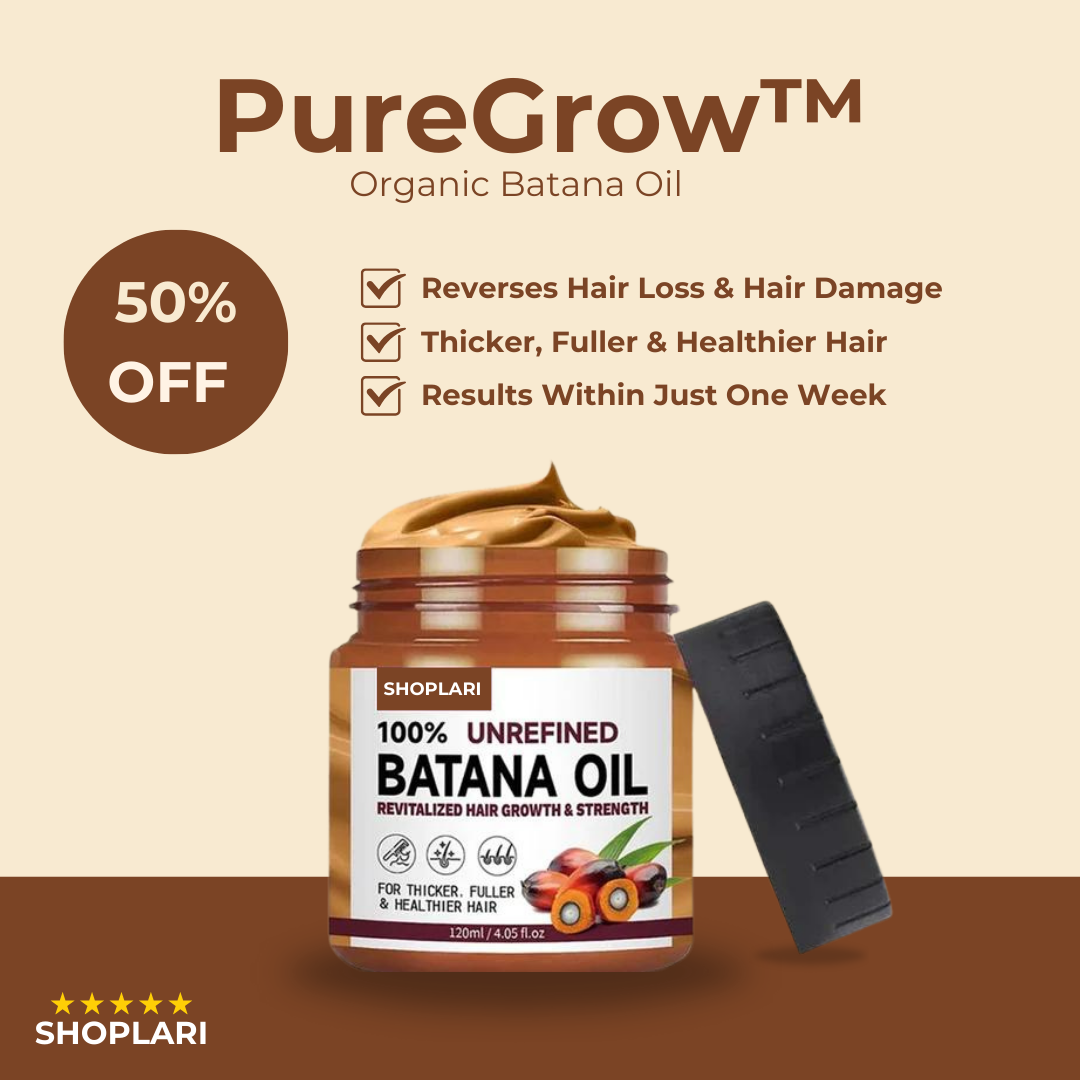 PureGrow™ Organic Batana Oil I Last Day 50% OFF🔥