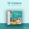 50% OFF🔥 I ColorCraft™ Acrylic Marker Set
