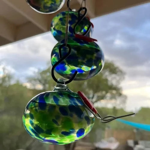 ChimeBloom™ Charming Wind Chimes Hummingbird Feeder