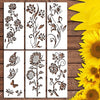 WallBloom™ Reusable Flower Stencil