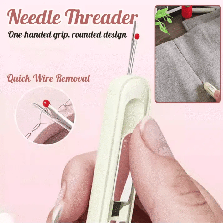 1+1 FREE I ThreadEase™ 2-in-1 Needle Threader and Seam Ripper Tool