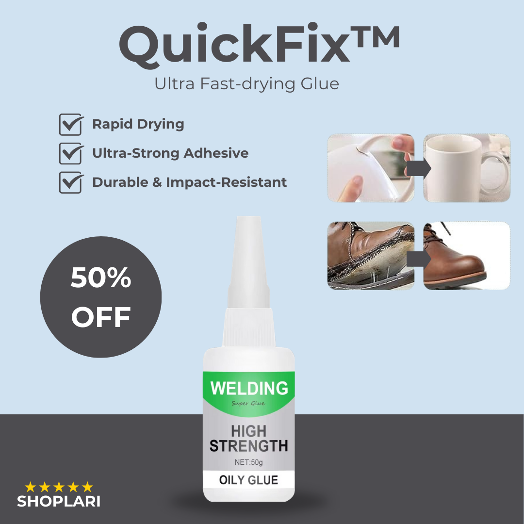 QuickFix™ Ultra Fast-drying Glue I Last Day 50% OFF🔥