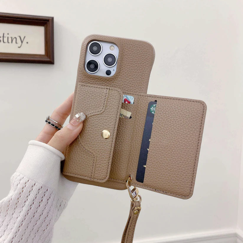 GlamCase™ Mirror & Wallet iPhone Case