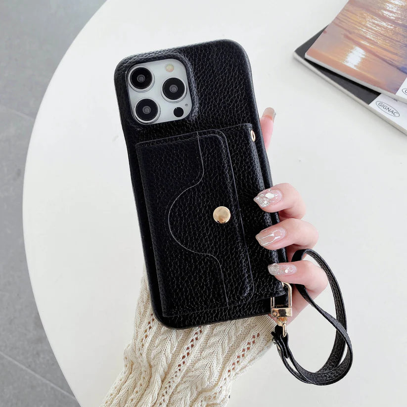 GlamCase™ Mirror & Wallet iPhone Case