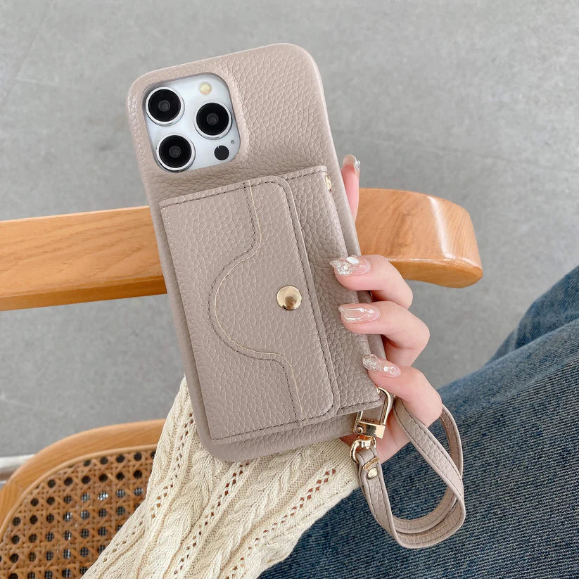 GlamCase™ Mirror & Wallet iPhone Case