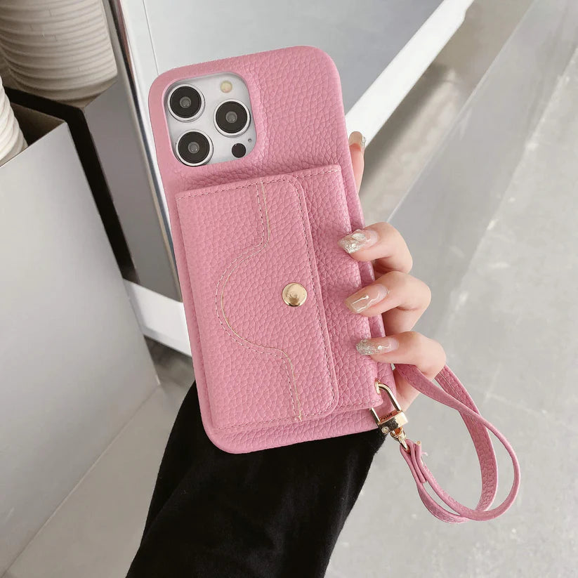 GlamCase™ Mirror & Wallet iPhone Case