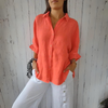 Ella™ Elegant Linen Shirt
