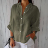 Ella™ Elegant Linen Shirt